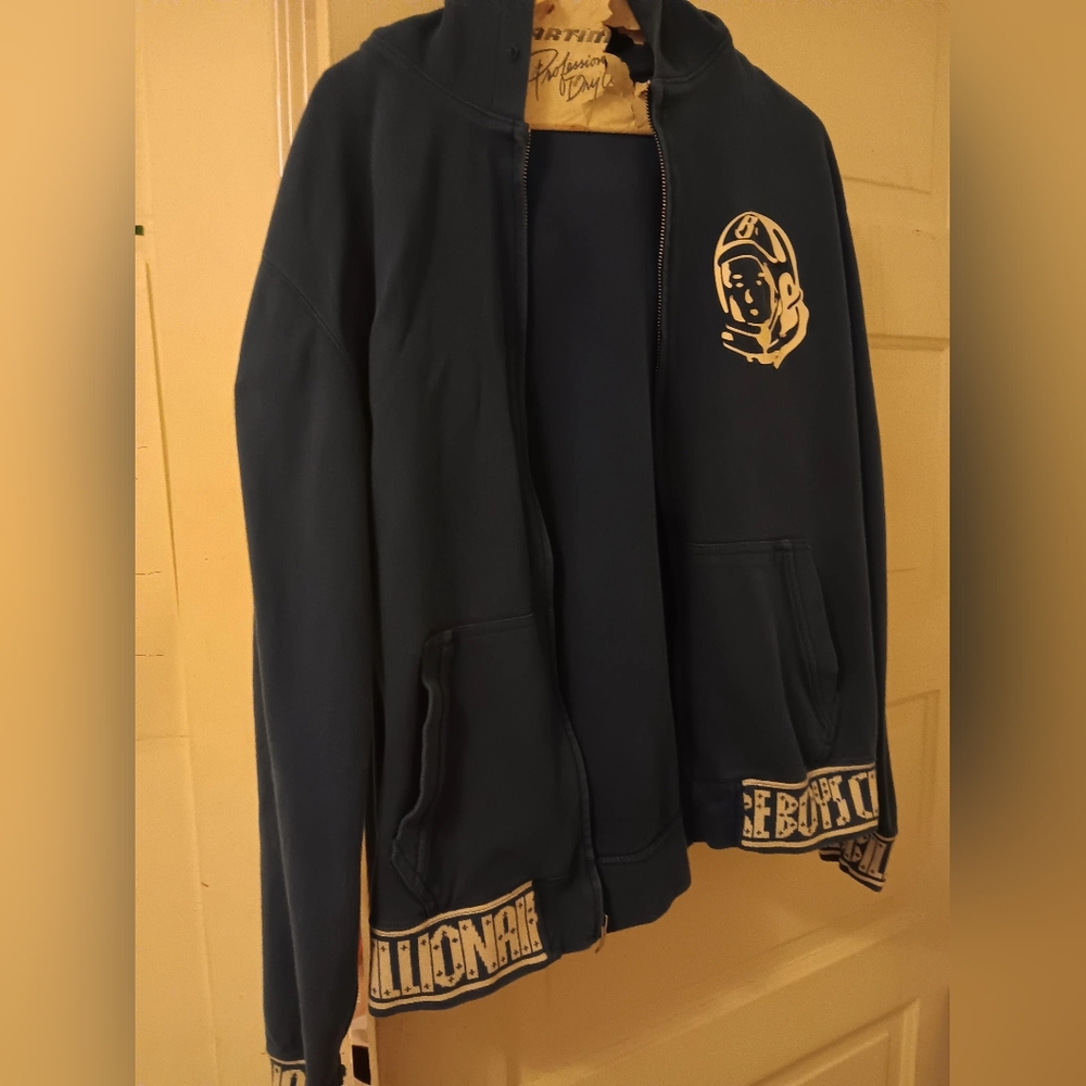 Billionaire boys club hoodie blue